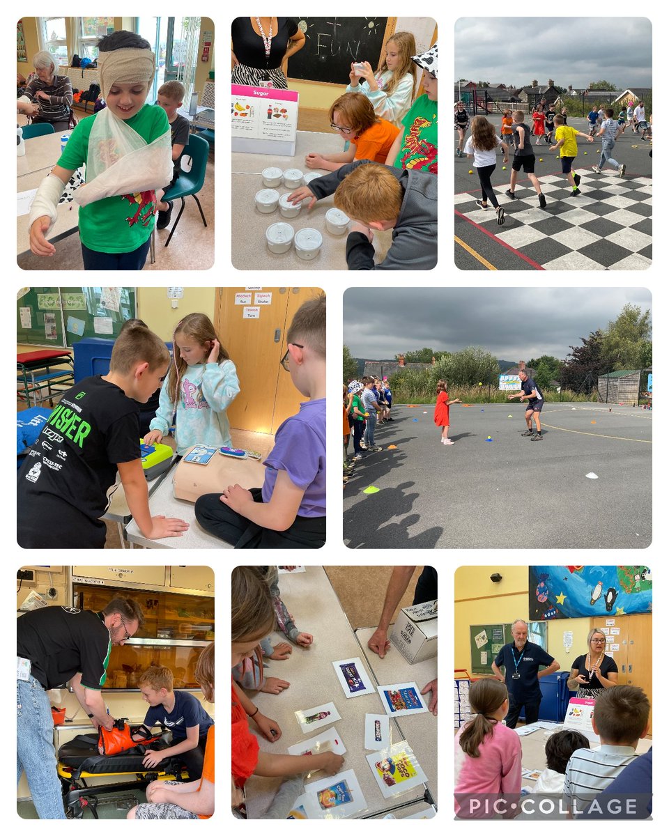 Today, we discussed sugar in different foods followed by a brilliant session of cricket delivered by Paul from <a href="/CricketWales/">Criced Cymru / Cricket Wales 🏏🏴󠁧󠁢󠁷󠁬󠁳󠁿</a> 🏏After our family lunch St Johns Ambulance attended and explained first aid 🚑 Thank you to everyone who came today! <a href="/foodandfunwales/">Food and Fun Wales</a> <a href="/PowysCC/">Powys County Council</a> <a href="/SportPowys/">Sport Powys</a>