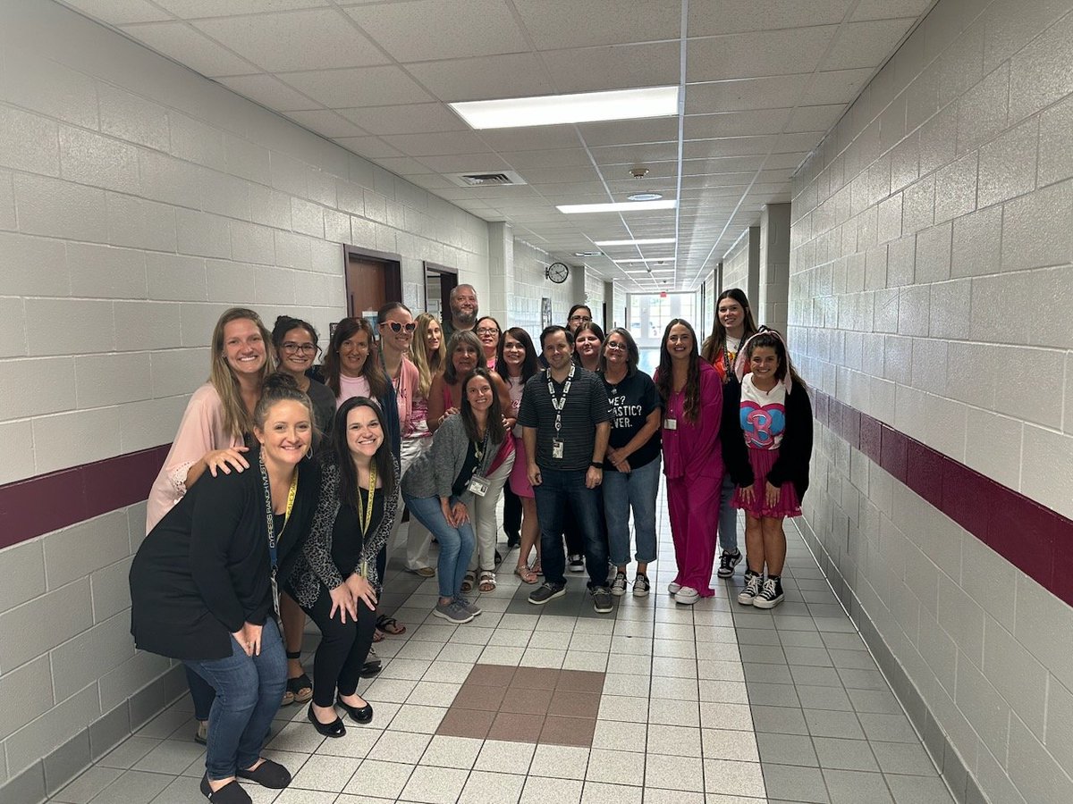 Cypress Ranch ELA representing for Barbenheimer day at District PD! We loved having these days to dress up for this week! Thanks, <a href="/underwood89/">Traci Underwood</a>! CFISD #SecELA is the best! <a href="/CyRanchHS/">Cypress Ranch HS</a> <a href="/CyFairISD/">Cypress-Fairbanks ISD</a>