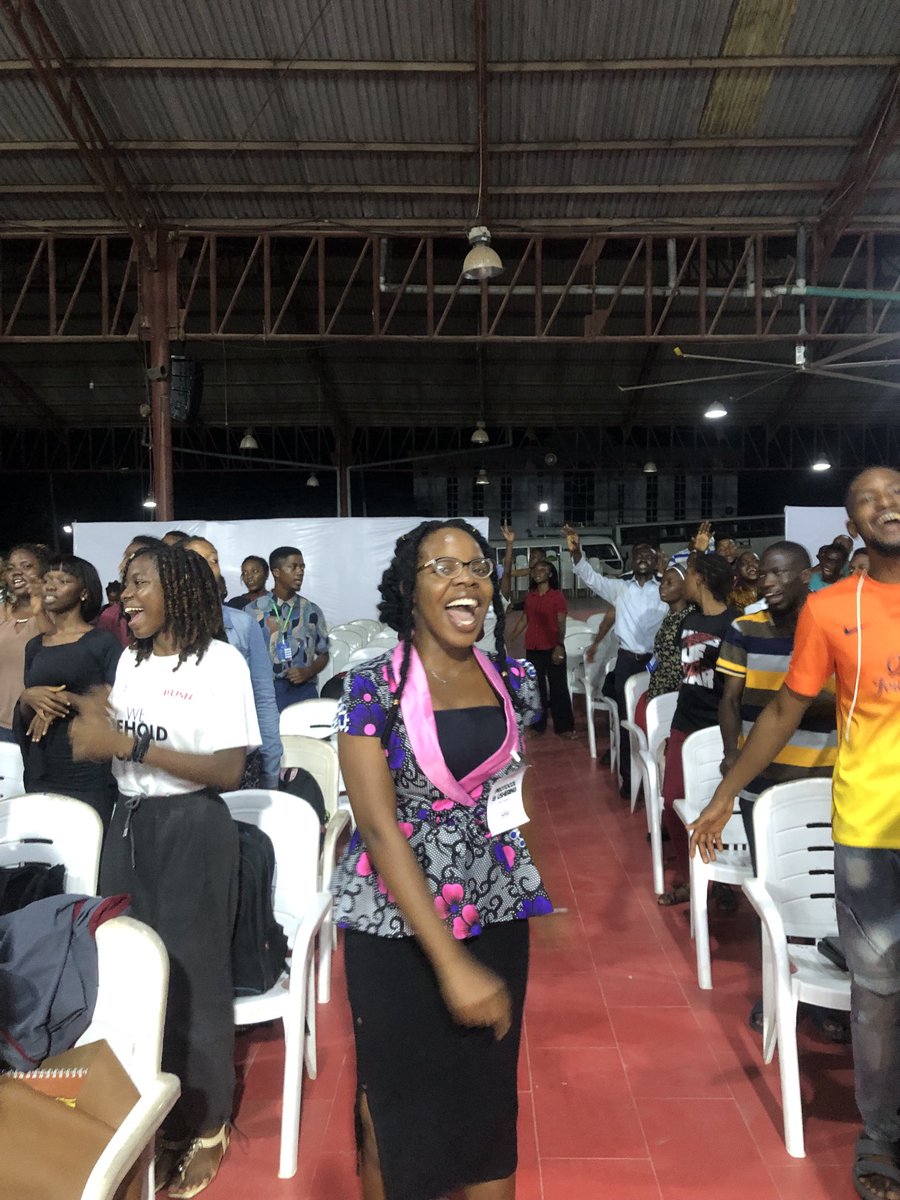 cmdanigerialuth's tweet photo. It’s Day 1️⃣ of the most anticipated event of the year for we @cmdanigeria, and you can tell we’ve reallyyyy been waiting! Thank Jesus, the wait is up!😭🤸🏾‍♀️🎇

#CMDANationalConference #DisciplingTheNations #LAGOS2023 https://t.co/f5boLJQtuN