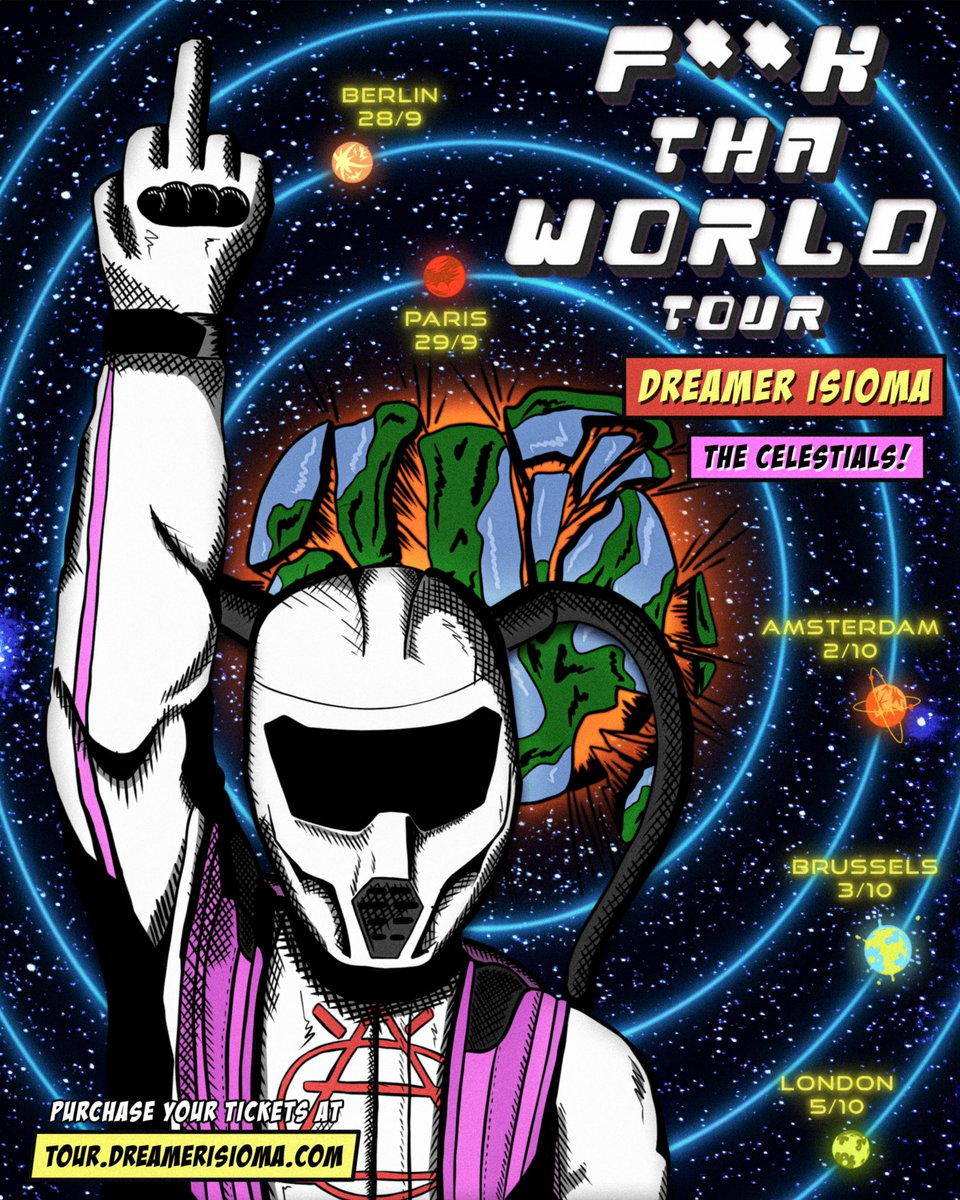 dreamerisioma's tweet image. STRAIGHT FROM FTW EUROPE TOUR WE FINISHING OFF JANELLE MONAE’S AGE OF PLEASURE TOUR 🚀💫🌊