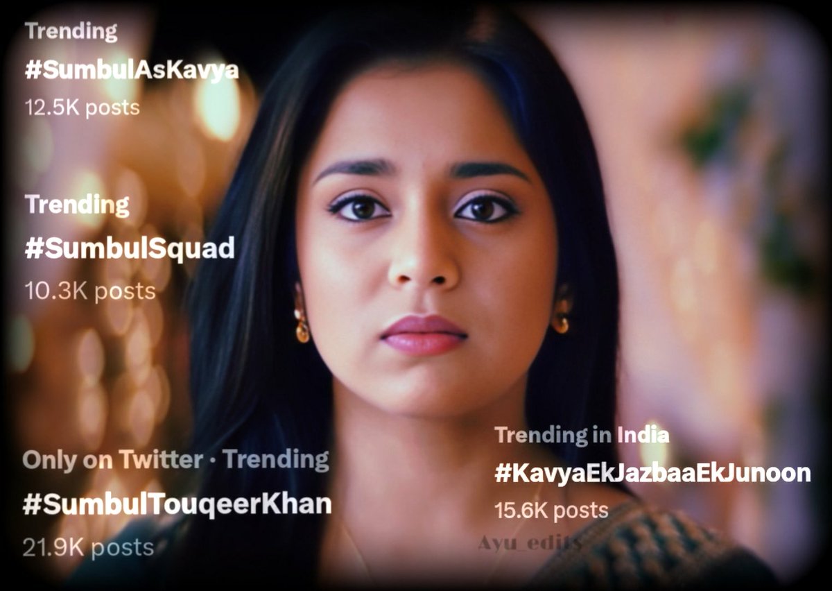 Chamodya231's tweet photo. Remember the name #SumbulTouqeerKhan 😍❤️🔥🥳

#KavyaEkJazbaaEkJunoon
#Kavya
#SumbulAsKavya
#SumbulSquad 

@TouqeerSumbul @TeamSumbulFc007 https://t.co/FmeDTtOiu3