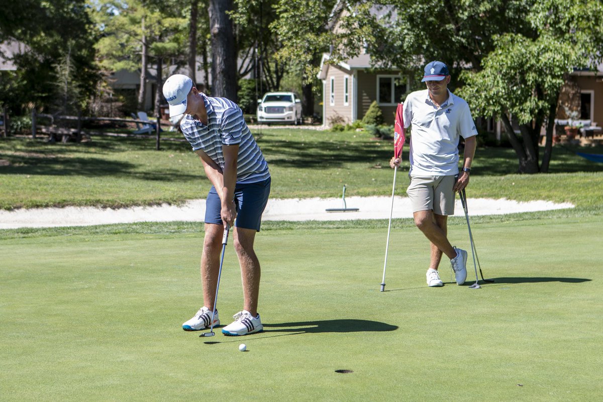 KUMensGolf's tweet photo. It’s good to be back.
#KUGolf https://t.co/jRx6Zt5bLR