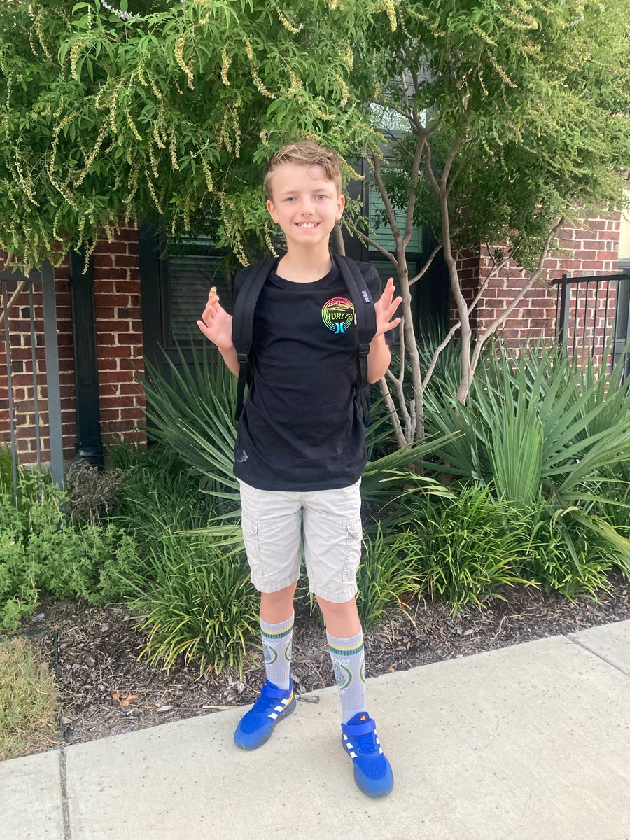 From 6 years old to 6th grade ! ❤️😩🥹🥰 Happy first week of middle school to my amazing son Q!  You’re going to have a fantastic year!