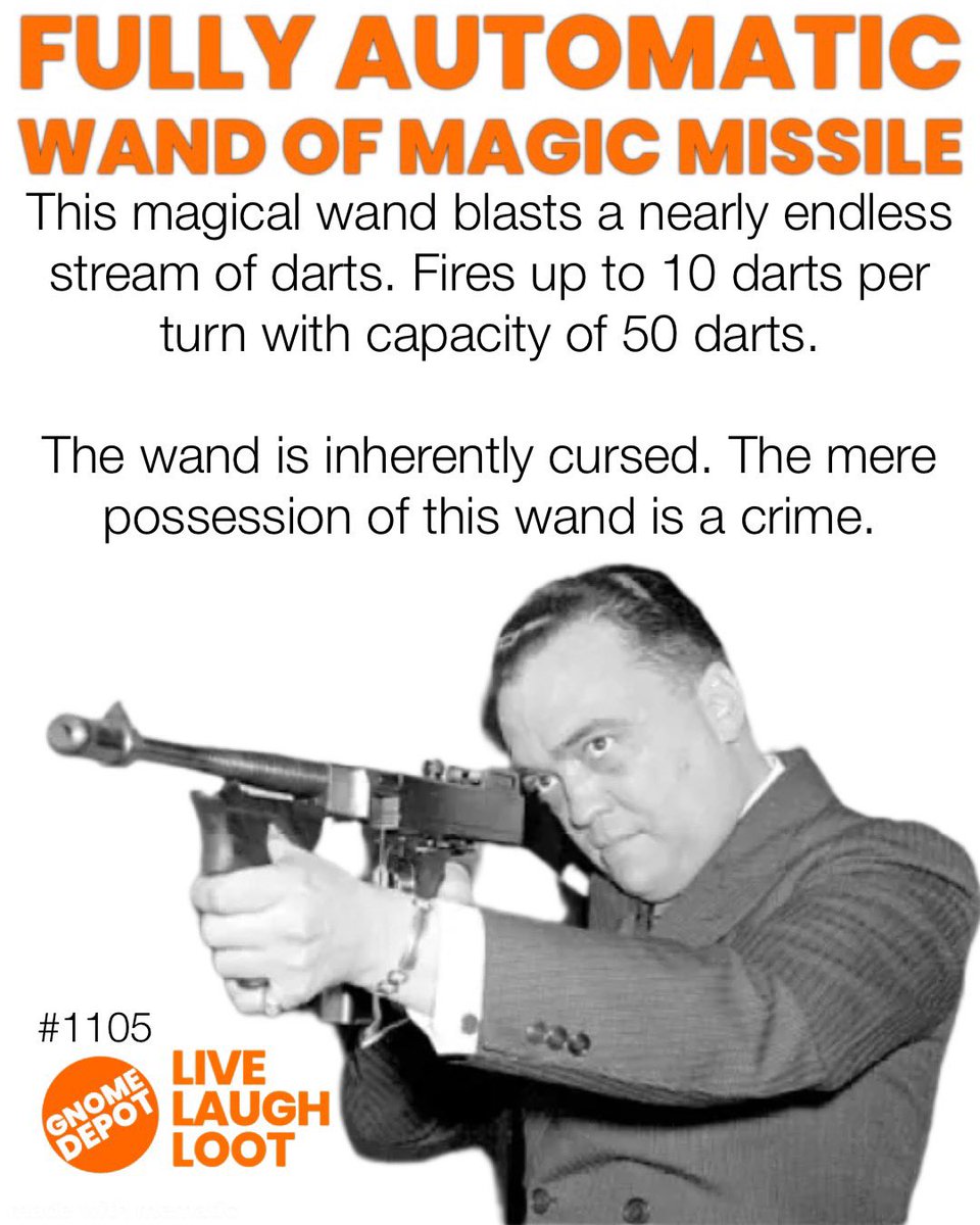 Fully Automatic Wand of Magic Missile #gnomedepot