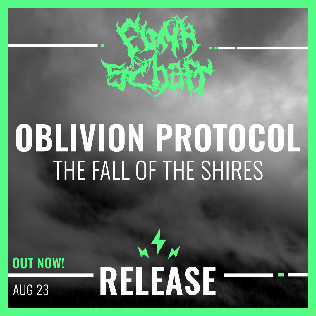 🚨📀ALBUM RELEASE // OUT NOW! 
Oblivion Protocol - The Fall Of The Shires
Genre: #Progressive 
Release: 18.08.2023
-
@oblivionproto @atomicfirerec #Funkschaft #Album #Metal  #Release #newmusic #music