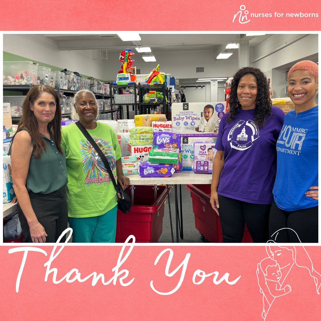 We are so grateful to the Metropolitan Missionary Baptist Church of Jennings. Thanks to their efforts, we will help meet the needs of over 400 infants and families in our community each month. Not only does your work support our organization, it supports our entire community.