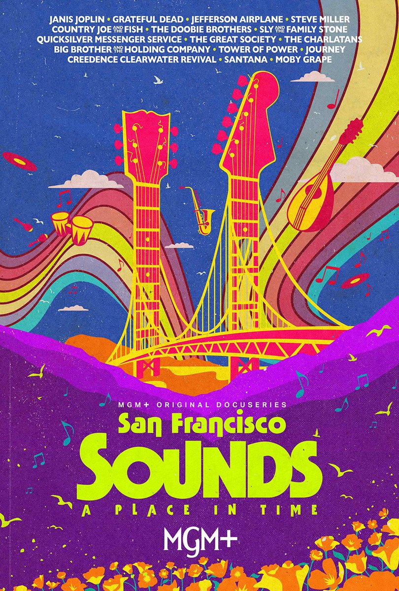 Get ready to groove and jam for the premiere of San Francisco Sounds: A Place in Time on Sunday, August 20, only on @mgmplus!