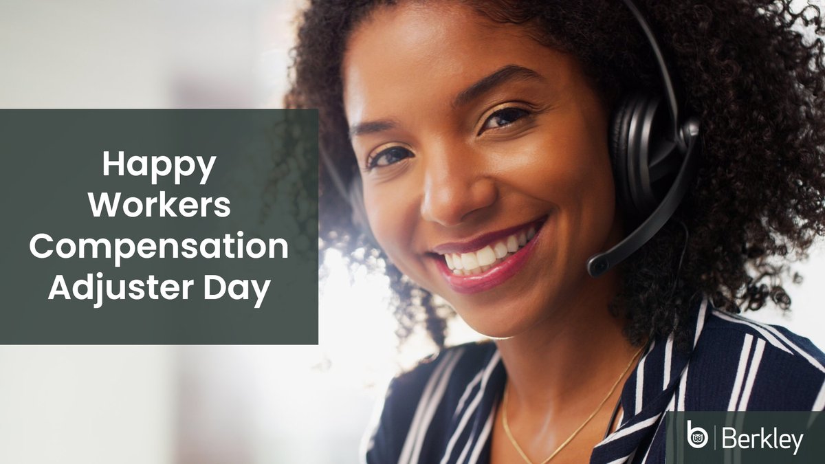 WRBerkleyCorp's tweet image. Celebrating the Workers Comp adjusters who make an impact on the quality of life of injured workers &amp;amp; their families. Thank you for everything you do! Berkley has several businesses that focus solely on #WorkersComp. Learn more: ow.ly/XtVA50PAyrA