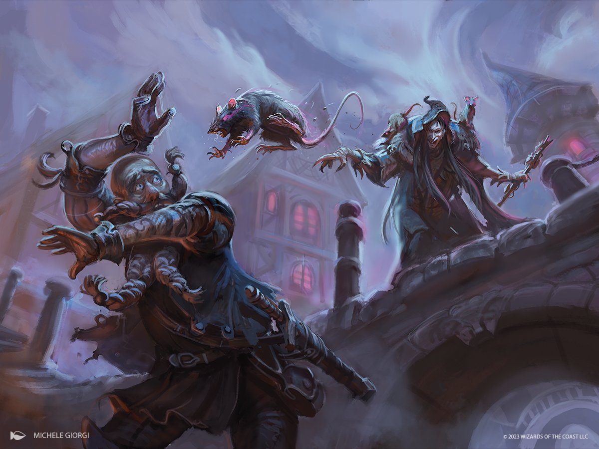wizards_magic's tweet photo. The strongest weapon found on Eldraine, pocket rat. #MTGEldraine https://t.co/O44PPxmymr