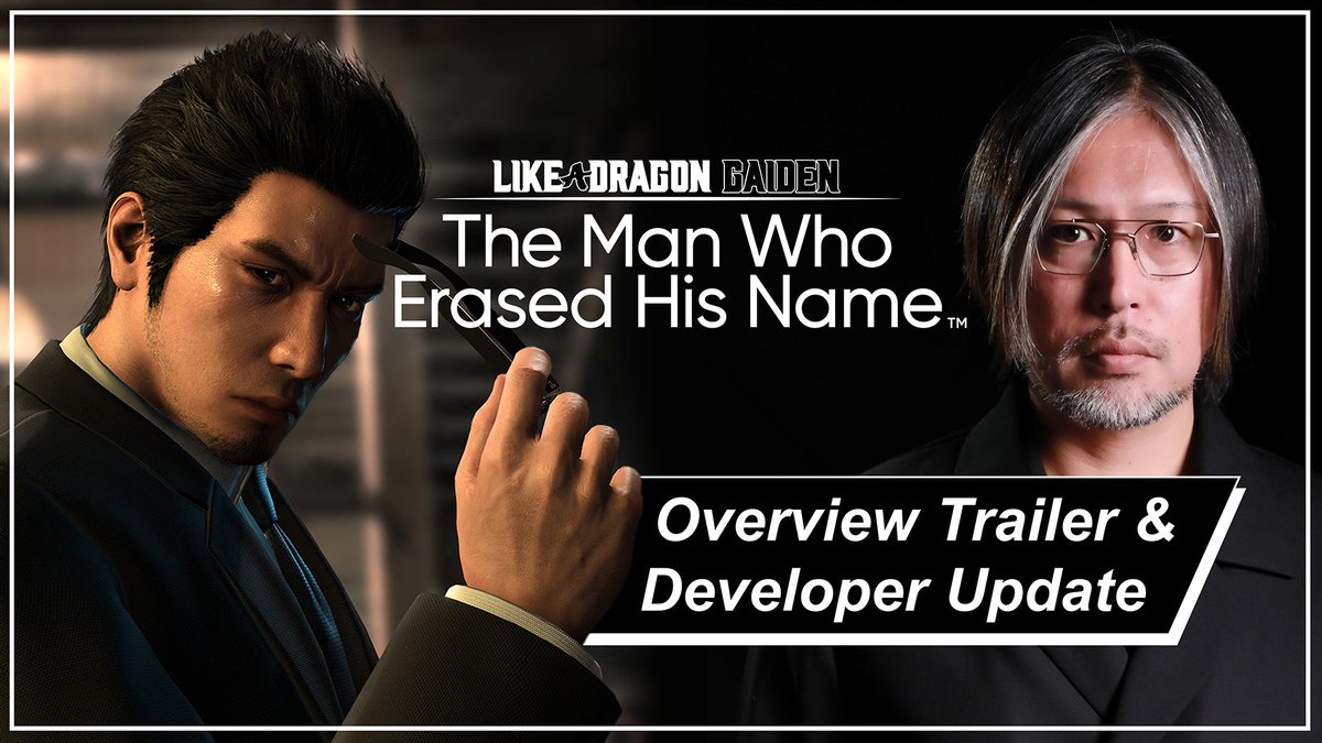 Join us tomorrow for the debut of the Like a Dragon Gaiden overview trailer featuring an extended look at story and gameplay with comments from Masayoshi Yokoyama, Director of Ryu Ga Gotoku Studio about future events and more. 📅 Aug 18 📺 youtube.com/@SEGA_West