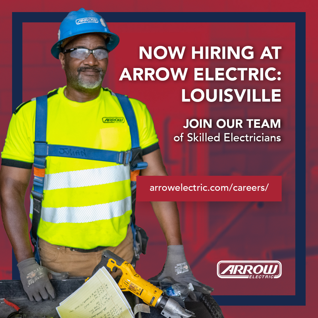 Join Arrow Electric, where we specialize in commercial electrical construction. Excel in your career with our diverse electrical opportunities. Check out our openings: arrowelectric.com/careers/

#ElectricalCareer #ElectricalJobs #HiringElectricians #LouisvilleCareers