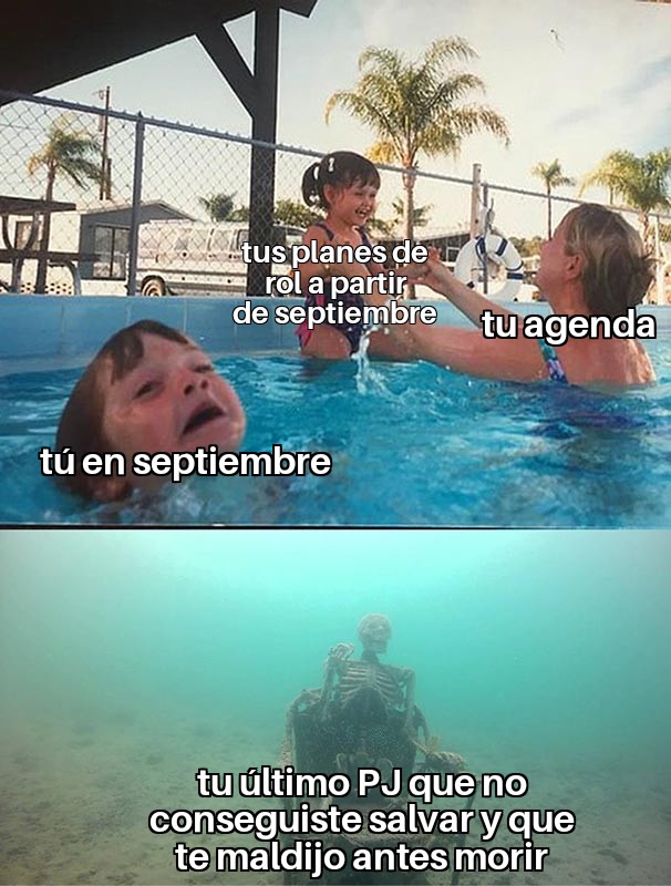 Se acerca septiembre y un nuevo curso rolero!! 
Tenéis ya las agendas a tope??