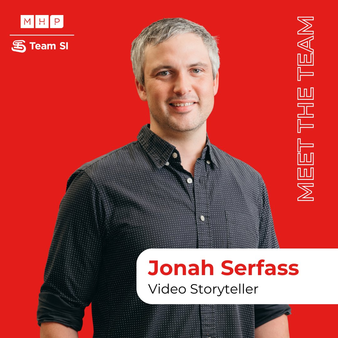MHPTeamSI's tweet photo. Meet the Team🤝 Jonah Serfass, Video Storyteller at the Northwest Arkansas office! Outside of work, Jonah loves reeling in some fish🎣 Show some love for Jonah in the comments👇🏻 https://t.co/SyETjQ43Bz