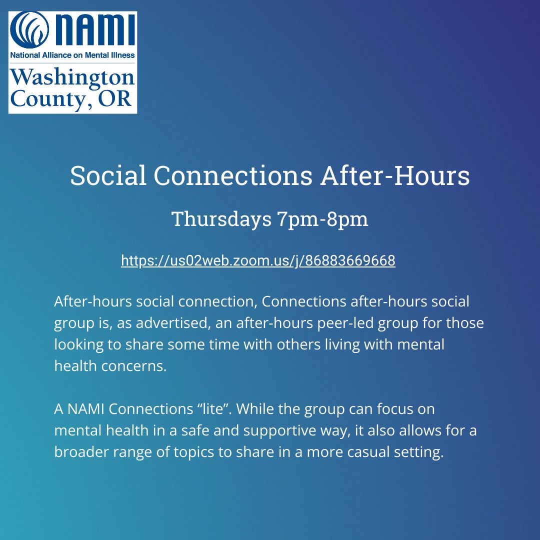 NAMI Oregon tweet media