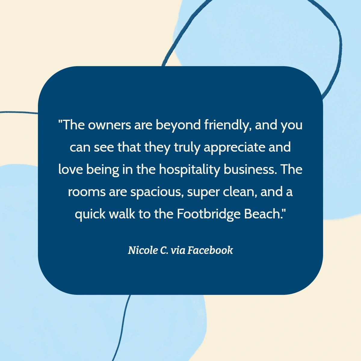 FootbridgeMotel's tweet photo. What more can you ask for in a beachside getaway? Book your visit to our motel and experience the warmth and convenience for yourself! https://t.co/fUaEqMrIvP