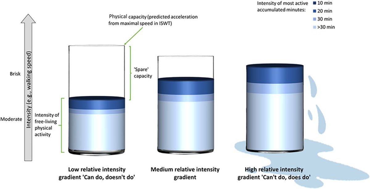 🚨 QUESTION: Can quantifying the relative intensity of a person’s free-living #PhysicalActivity predict how they respond to a physical activity intervention? 🤔

NEW #OriginalResearch 📄 see ⬇️ for example application of glass half full analogy 

Link 👉 bit.ly/3s9wGOe