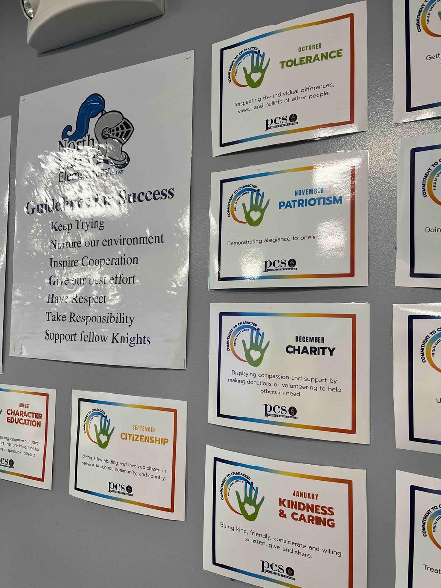 North Shore ES looks great and students are working collaboratively to kick off the year. Thank you for a great visit today.