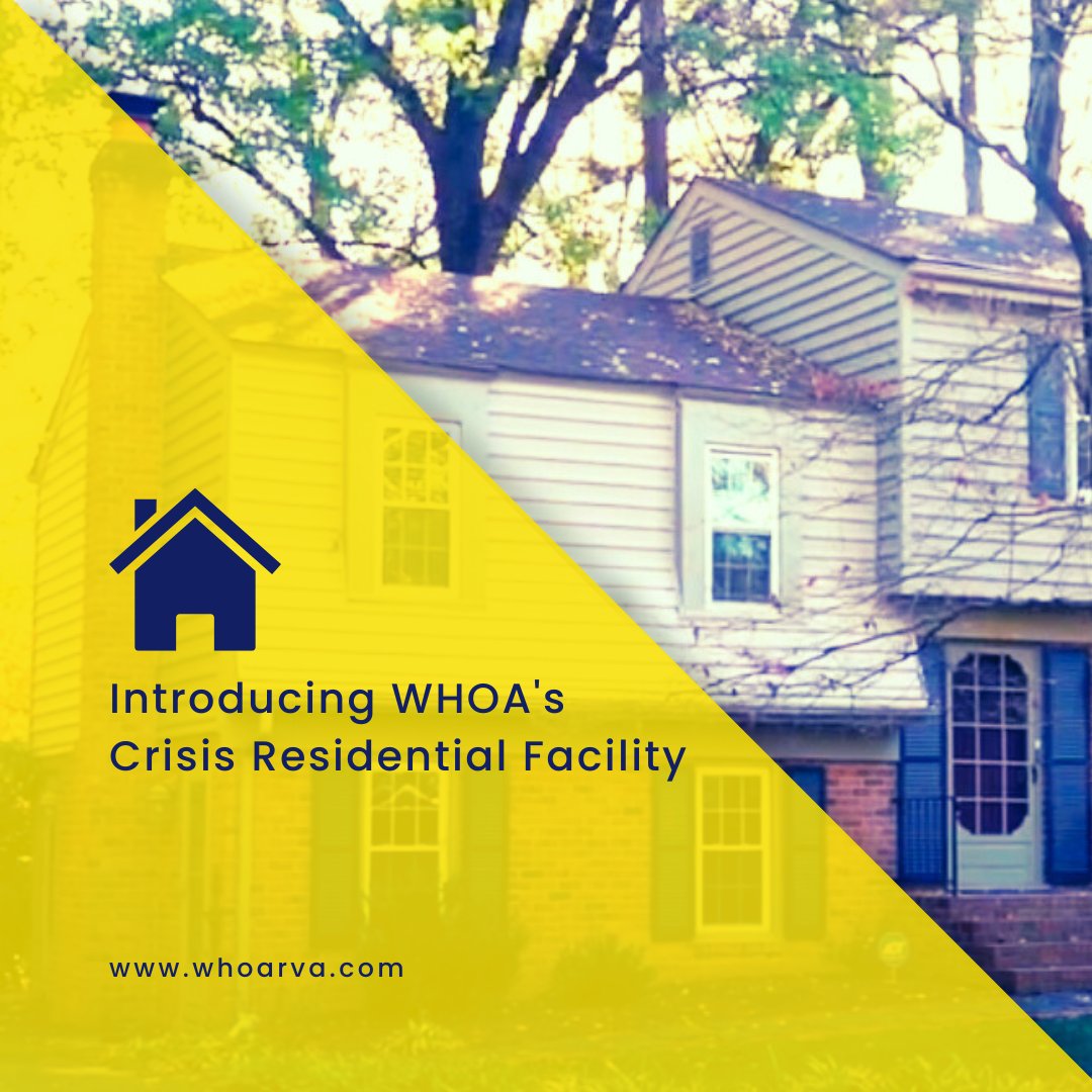 Introducing WHOA's Crisis Residential facility 🏠Short-term care with 24-hour support, individualized treatment, crisis intervention, therapy, & more. Our structured environment ensures safety & stability for a stronger path ahead. Learn more: rb.gy/96dtk #CrisisCare
