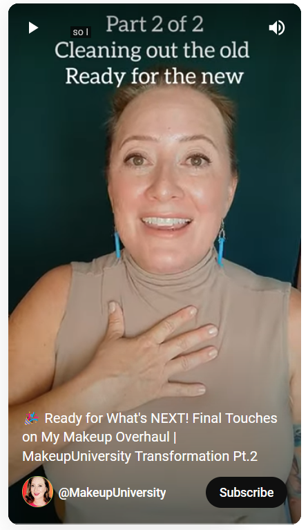 Cherelynn's tweet image. Part 2 Ready for What&apos;s NEXT! Final Touches on My Makeup Overhaul
youtube.com/shorts/-KejhKD…

#BblogRT #Thursday