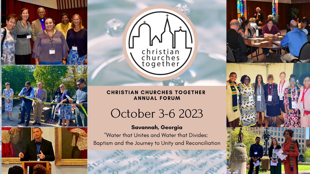 Time's running out to register for the #CCTForum where leaders from over 30 #Christian denominations and organizations representing 57 million Americans will gather to learn more about each other's theologies, worship, and traditions! Join us in #Savannah! eventbrite.com/e/christian-ch…