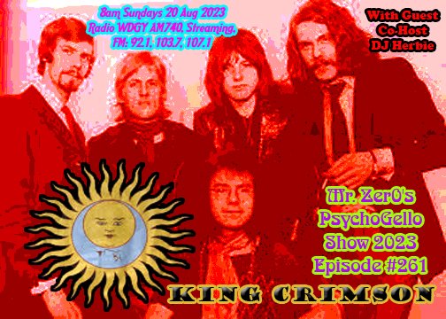 #WDGY #PsychoGello Show 8am #Sundays #KingCrimson