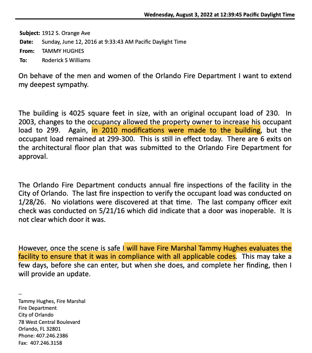 NoPulseMuseum's tweet photo. Why was the building inspection of the Pulse Nightclub called off? Who called it off? Why was there never a building inspection? Why are Pulse owners allowed to continuously break the law? Recently, the City let them operate a memorial with a year-expired permit. https://t.co/GDOIMwfzRf