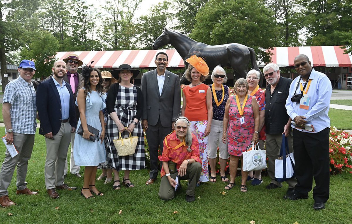 What a fantastic day spent with <a href="/SUNYEmpire/">Empire State University</a>’s amazing alumni and president <a href="/lisavol/">Lisa Vollendorf</a> at the Saratoga Race Track! #SUNYEmpireAlumni