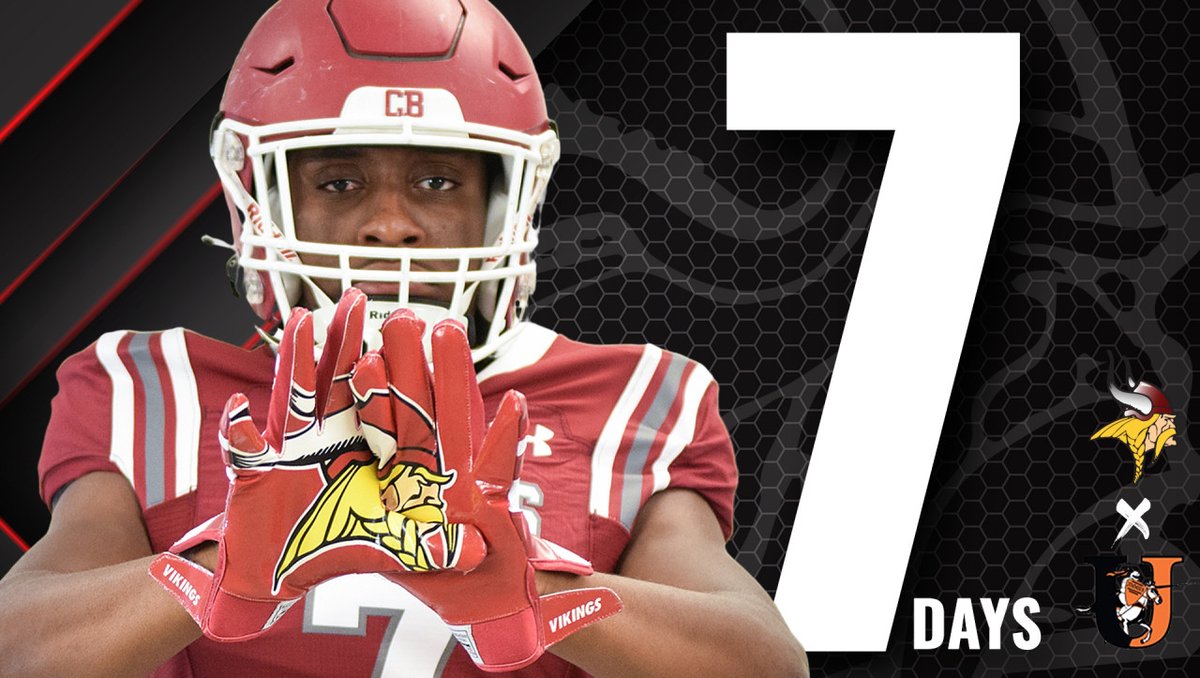 VCSUVikings's tweet photo. 🏈 in 7 days!

You don't want to miss the biggest game of the year! Stop by our Ag Bowl sponsors for free tickets or pre-purchase online ↙️
https://t.co/PEoNWBR2Pg

#AgBowl #VCSUFootball #FCCU #OwnTheBucket https://t.co/iWbltGG22s