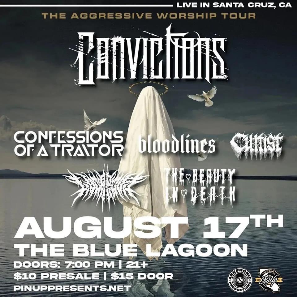 ConvictionsRock's tweet photo. PSA 📢 : TONIGHT’S show is at The Blue Lagoon in Santa Cruz, CA. (Originally it was at XBAR in Cupertino). https://t.co/3jUuiDk1Xd