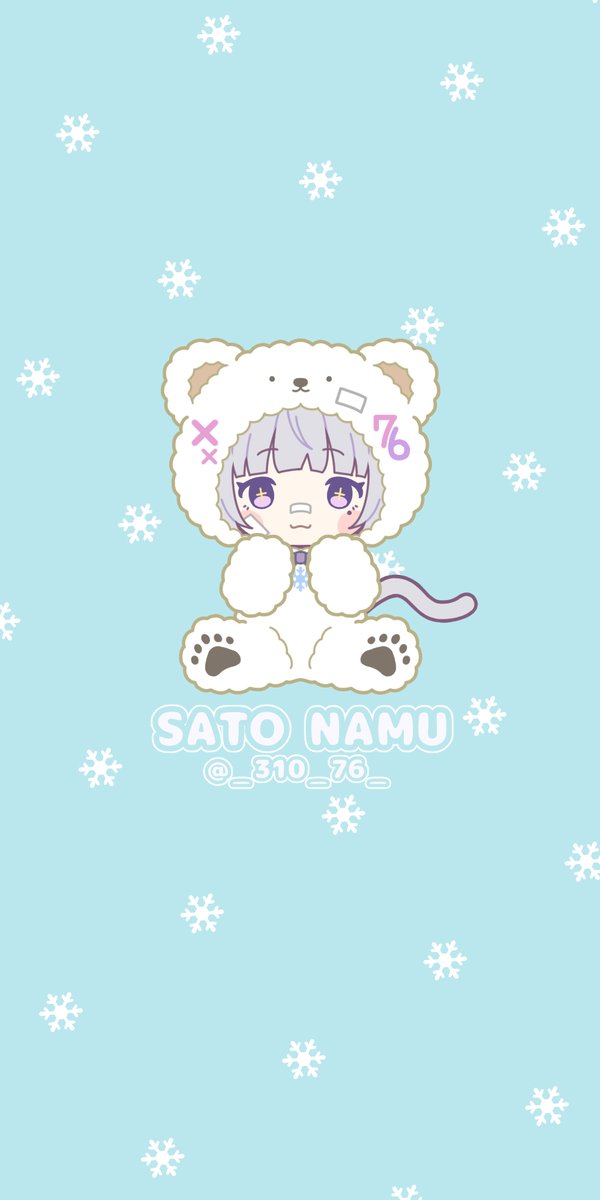iwarai_tsukihi's tweet photo. 🐻‍❄️❄️🤍
#76_studio #さとうなむ https://t.co/gHNfizNNg0