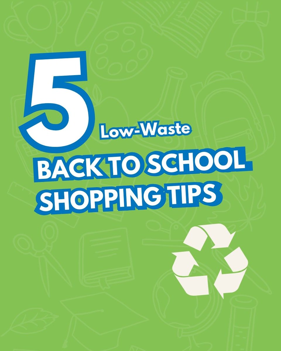 Let’s shop green this school year ✏🍎

Check out these tips to reduce your environmental footprint when back-to-school shopping.

#SimplyRecycle #Manitoba #BackToSchool
