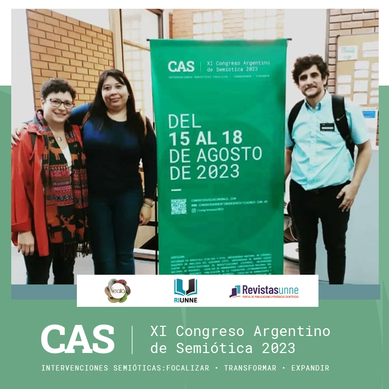 El Grupo de Estudios Semio-discursivos (GESEM, SGCyT-UNNE) y el Coordinador del Portal de Revistas UNNE, están en el “XI Congreso de la Asociación Argentina de Semiótica” donde expusieron el trabajo realizado con la publicación "Ñeatá" que forma parte del portal institucional🤓👏