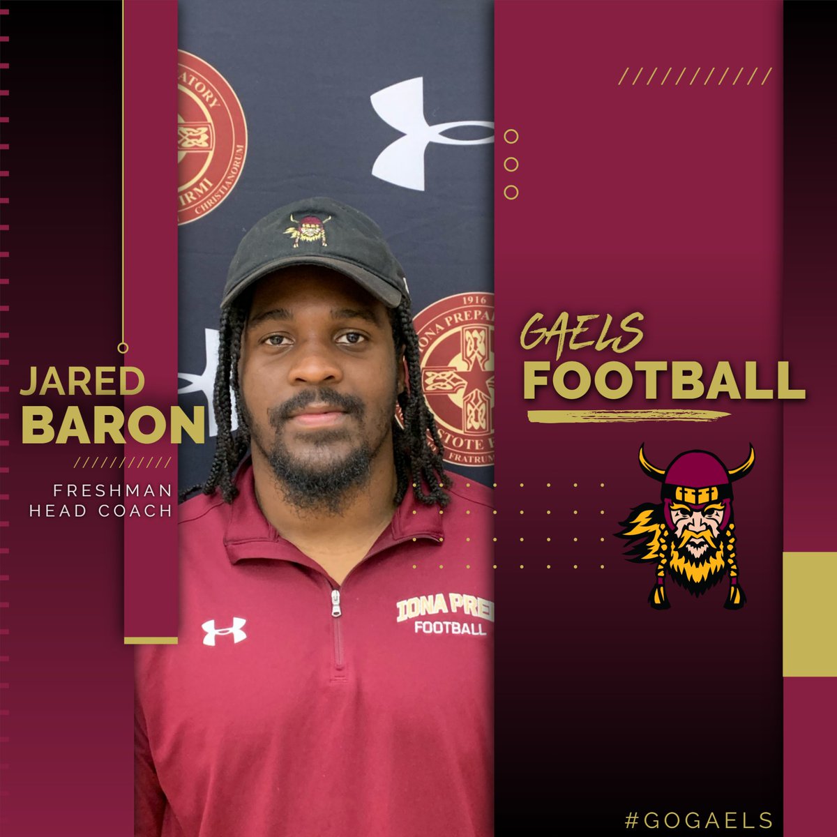 Congrats to Jared Baron, <a href="/ionafootball/">Iona Prep Football</a> who was promoted to head freshman football coach. Frosh 🏈opens up practice on Monday, August 21!
#GoGaels