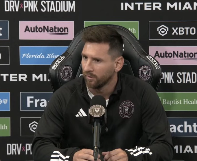 Messi: "I've already won and achieved everything in football and now I'm just enjoying the moment."