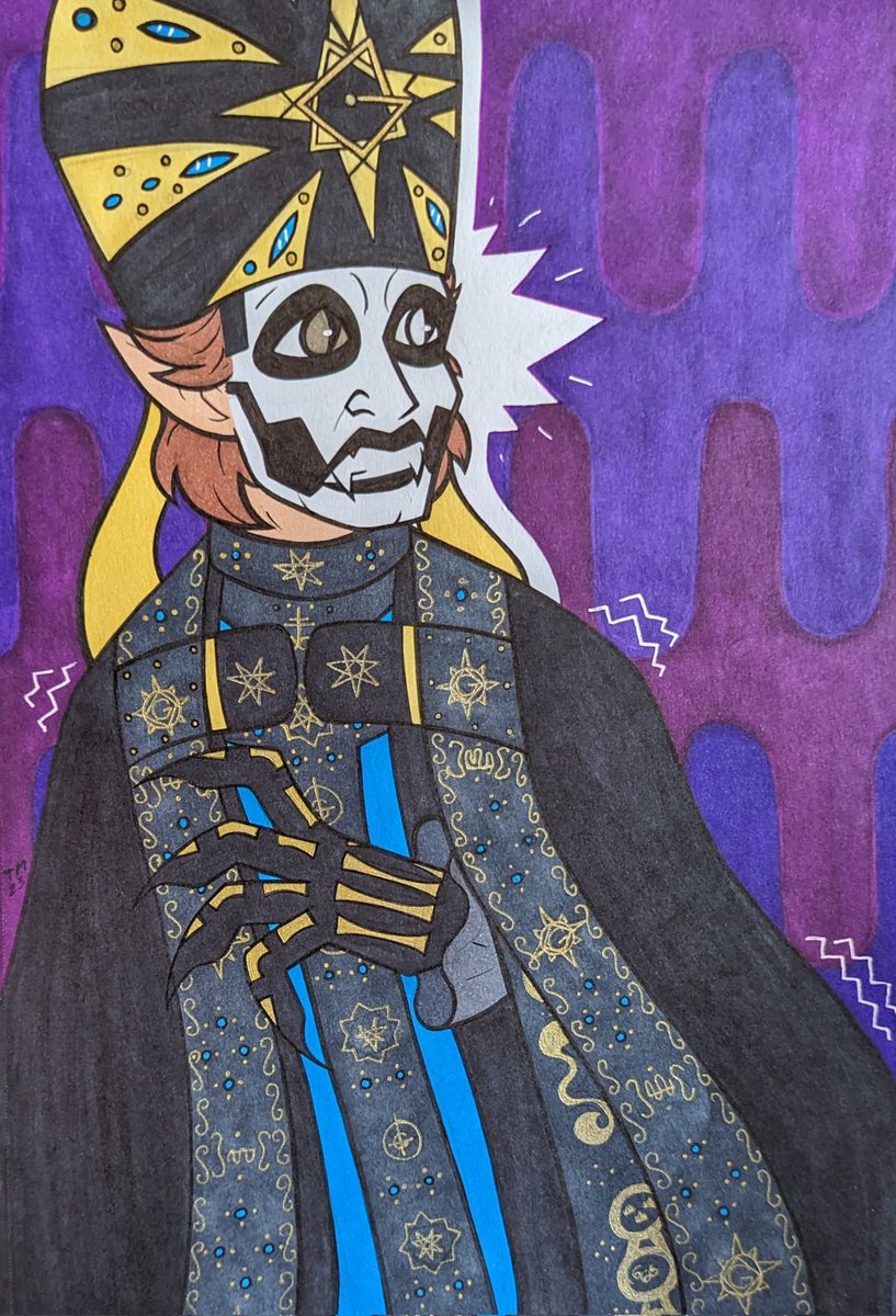 Spooky lad... Had fun with this one :) the details were crazy difficult but I'm happy with it!
#thebandghost #ghostfanart