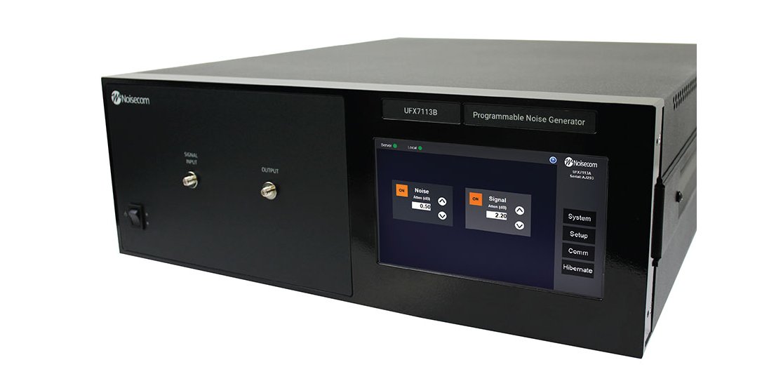 WTGinnovation's tweet image. The Noisecom UFX7000B broadband additive white Gaussian noise generator has a powerful single board computer with a flexible architecture used to create complex custom noise signals for advanced test systems. Learn more: hubs.la/Q01_jv9s0 #AWGN #TestAndMeasurement