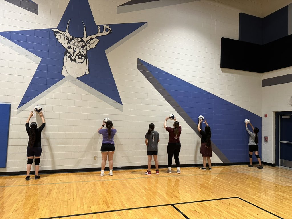 Thank you to Coach Sanchez and her daughter Coach Ave for coming out and assisting the Lady Bucks with Volleyball skills! 

#JEMSvolleyball #ladybucks #futurejavalinas