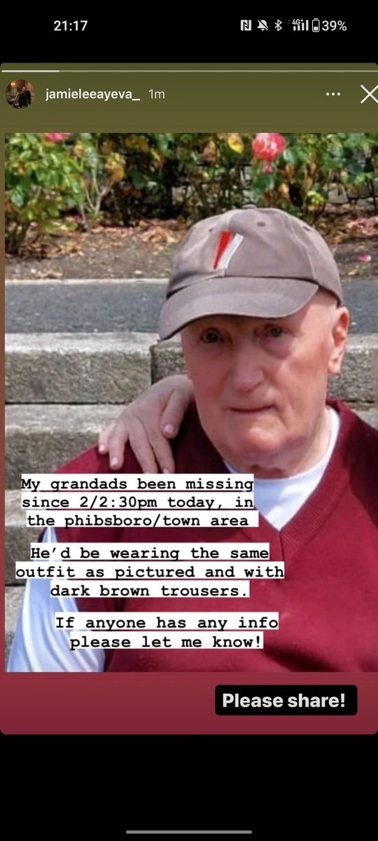 Hello all, my friends grandad has gone missing in the Phisborough/town area of Dublin. He is from Ukraine and doesn't have any English. He has dementia and will be wearing what is shown in this picture. Please share.