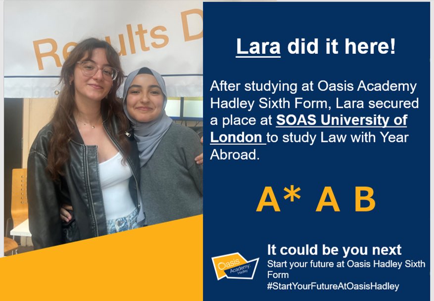 Oasis Hadley Sixth Form tweet media