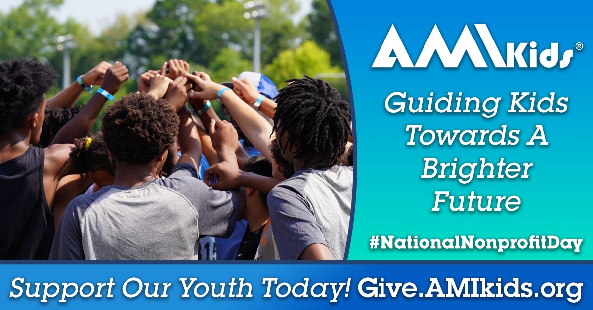 Today is #NationalNonProfitDay! Here at AMIkids, we are committed to providing kids with the tools they need to reach their full potential. Visit give.amikids.org to learn more and show your support!
#GiveBack #SupportOurYouth #YouthEmpowerment #NonprofitDay