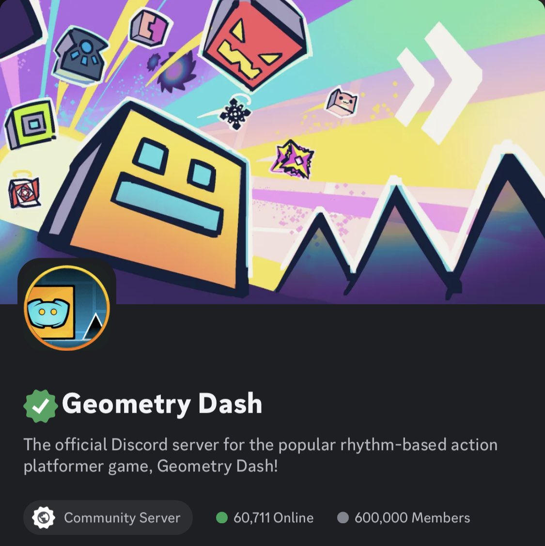 Geometry Dash Discord (@GDDiscord) / X