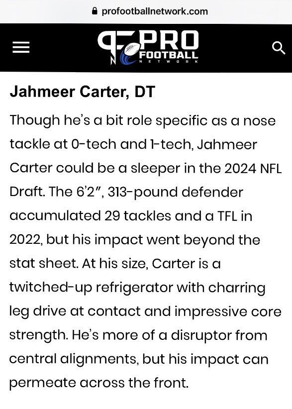 Another cool article about #90 Jahmeer Carter @iamjahmeer going into his 4th season Univ of Virginia 

Glad they see what he brings to the table for the next level

@NCAAFNation247 @si_ncaafb @JimNagy_SB @seniorbowl @ShrineBowl @NFLPABowl @OrlandoHulaBowl @coach_M0 @NFLCombine