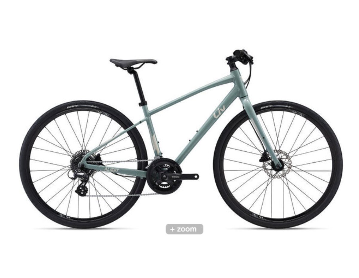 The Liv Alight Disc is a versatile flat-bar road bike perfect for commuting and keeping an active lifestyle. Workout, commute or run errands with ease! ow.ly/bslb50Poqhc #russellsfitness #fitnessbikes #urbanbikes