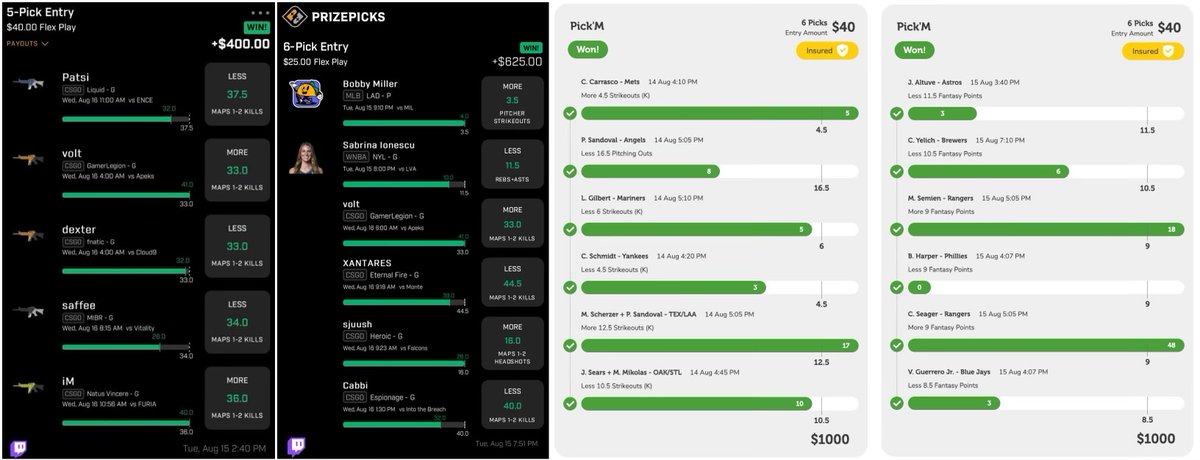 💰 ULTIMATE +EV PACKAGE GIVEAWAY 💰

We're pumped to give 3 people a month's subscription to the <a href="/OddsJam/">OddsJam.com</a> Optimizer, <a href="/DGFantasy/">Daily Grind Fantasy Sports</a> Optimizer and Juiced Bets VIP server!

How to enter ➡️ RT &amp; follow <a href="/OddsJam/">OddsJam.com</a> <a href="/DGFantasy/">Daily Grind Fantasy Sports</a> <a href="/OxJuiced/">Juiced Bets</a>

These tools helped us hit these INSANE slips in the
