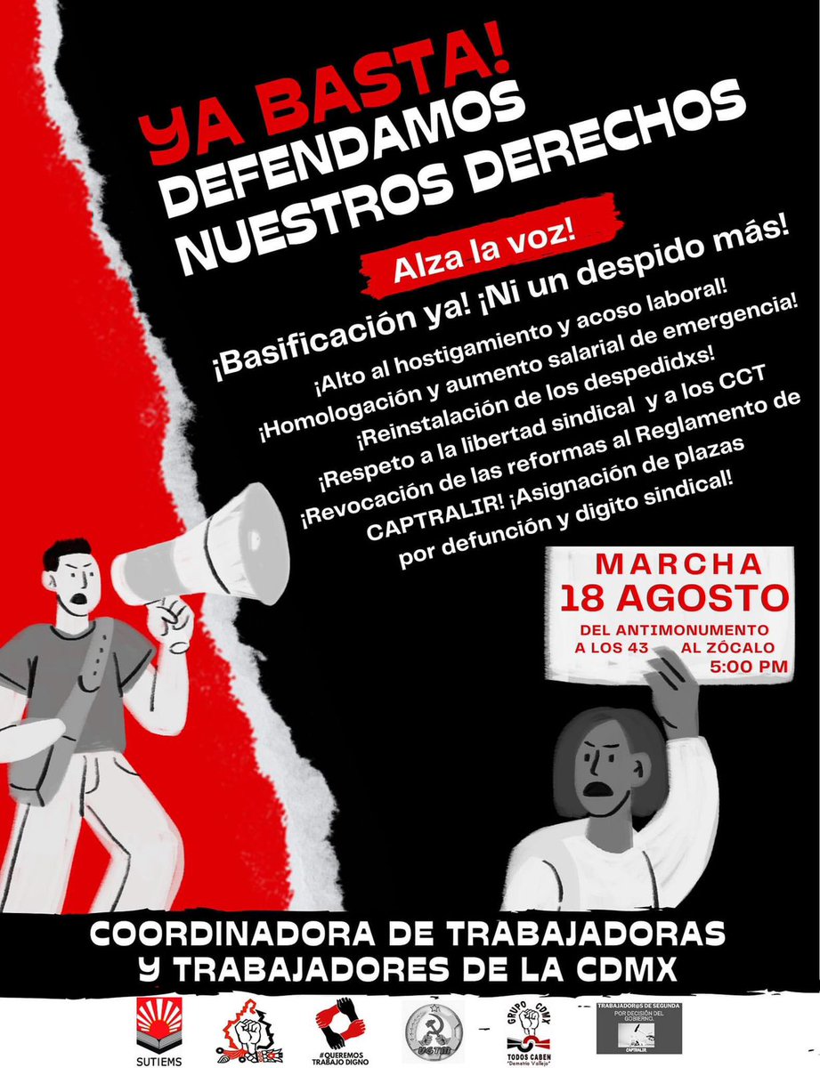 NoPrivatAgua's tweet photo. Todos a la marcha en defensa de los derechos laborales https://t.co/Ser6LuBTCK