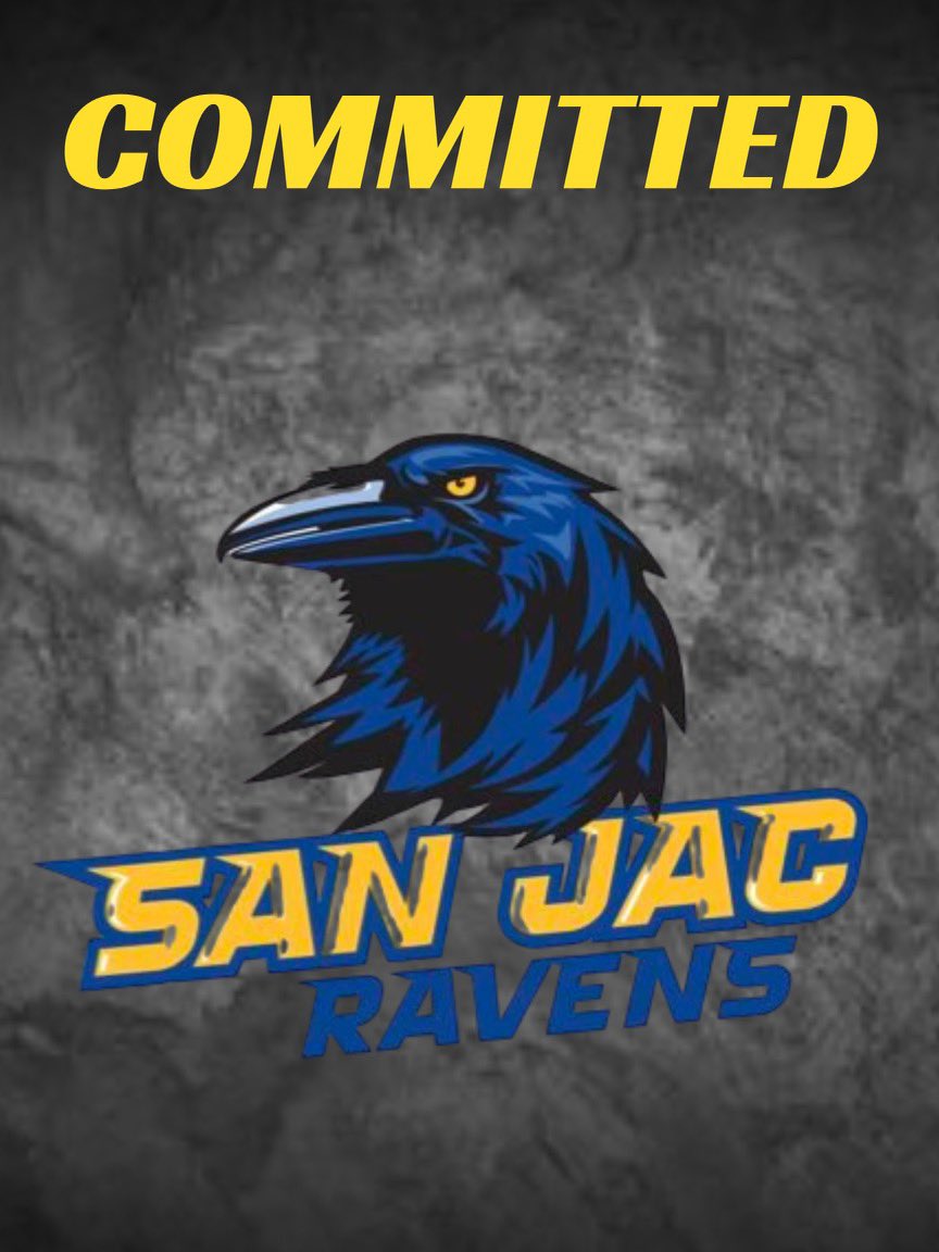 I’m thankful and blessed to announce my commitment to continue my baseball and academic career at San Jacinto College. I would like to thank God, my family, and everyone that’s helped me along the way! @DWoo22 @skippymartinez @SanJacRaven43 @RecruitMETx