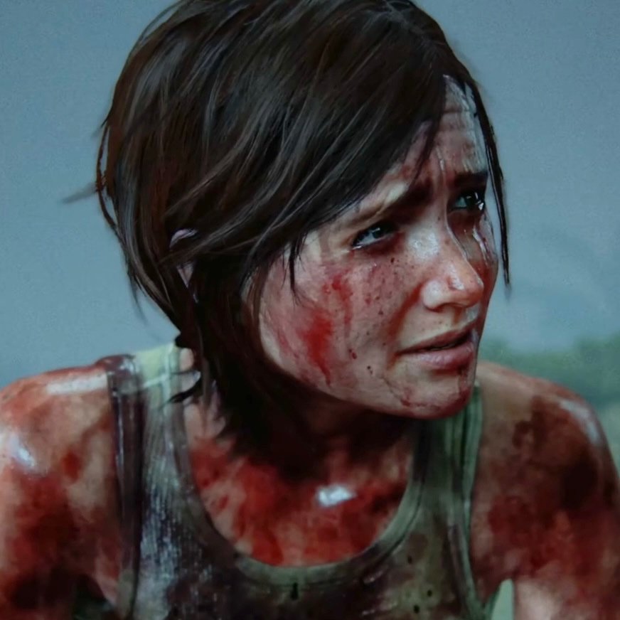 Ellie after Dina forces her under the shower cause her stinky ass smells worse than a rotting corpse