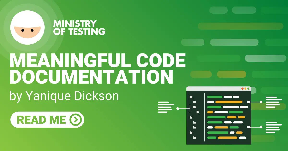 qualityworkscg's tweet image. Check out this article by QualityWorks&apos; very own Yanique Dickson about the importance of effective code documentation strategies for testing automation with examples to make the process less painful.

buff.ly/44Sgmju 

#testautomation #testing #testingdocumentation