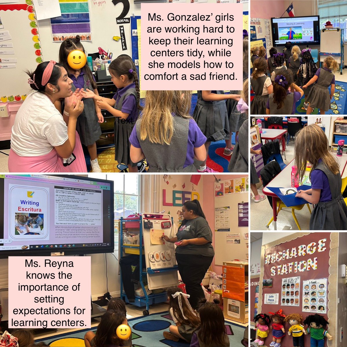 Lila_Hernandez7's tweet photo. We’re close to wrapping up the week, but PreK in Region 5 is still hard at work! PreK scholars at Solar Prep for Boys &amp; Girls practice routines, procedures &amp; safety which prepares them for the hard work of purposeful play!
@JulieFore21 
@Mo1Ramirez
@ICanReadDallas
#DallasISDPreK https://t.co/rFLEhGszOA