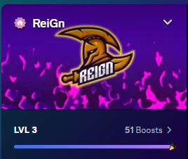 ReiGnClan__'s tweet photo. 🎉 💖 YOU GUYS ARE CRAZY!!!!! 💖🎉

No one does it like ReiGn does it!

Together we ReiGn to the top! 🚀

#reignclan #reign #milestone #serverboost #discord #community #milestone https://t.co/Pjn8ykEScd